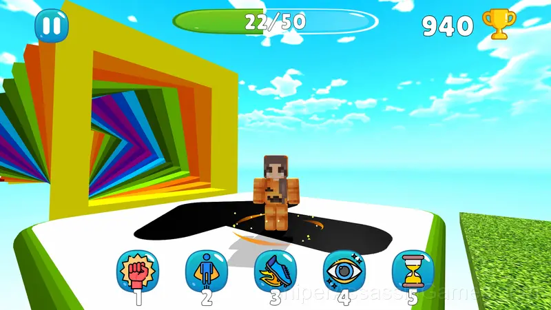 Robby Superhero Obby gameplay screenshot 3