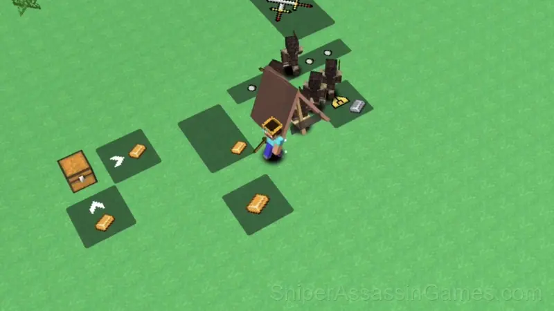 Pixel Craft - Zombie Apocalypse gameplay screenshot 1