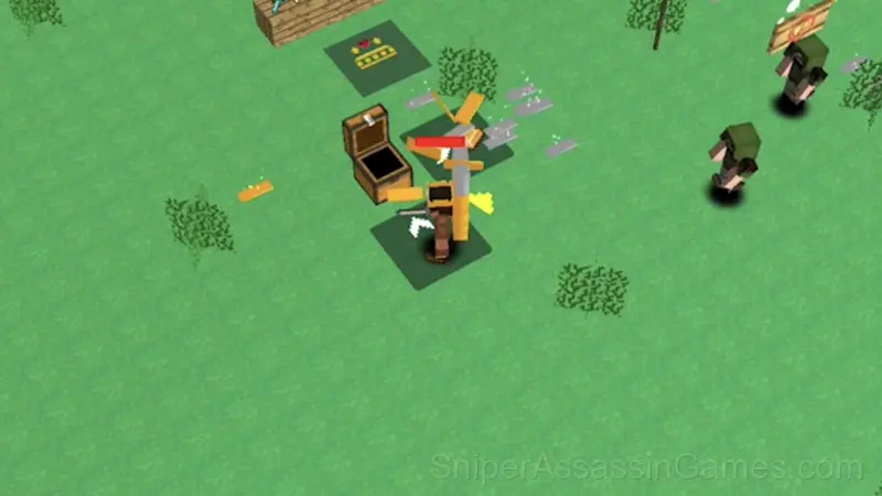 Pixel Craft - Zombie Apocalypse gameplay screenshot 3