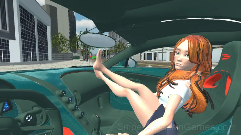 Ride a Girlfriend in Banana CLS 63 gameplay screenshot 1