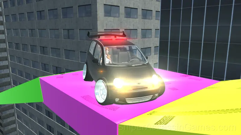 Ride a Girlfriend in Banana CLS 63 gameplay screenshot 2