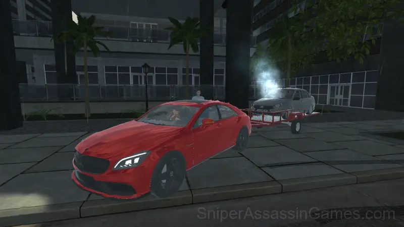 Ride a Girlfriend in Banana CLS 63 gameplay screenshot 3