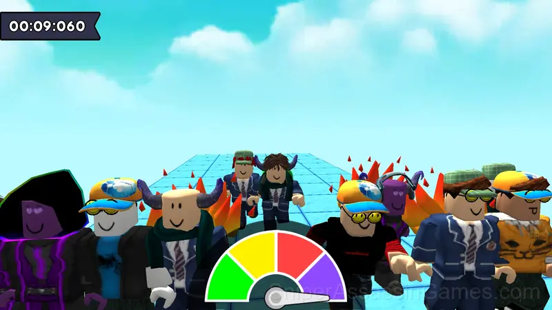 Obby: Maths Racing gameplay screenshot 2
