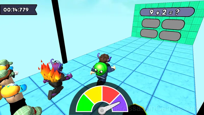 Obby: Maths Racing gameplay screenshot 3
