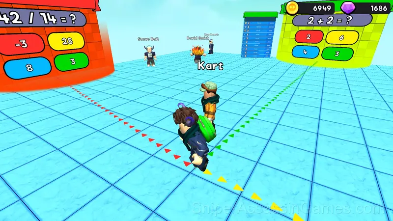 Obby: Maths Racing gameplay screenshot 5