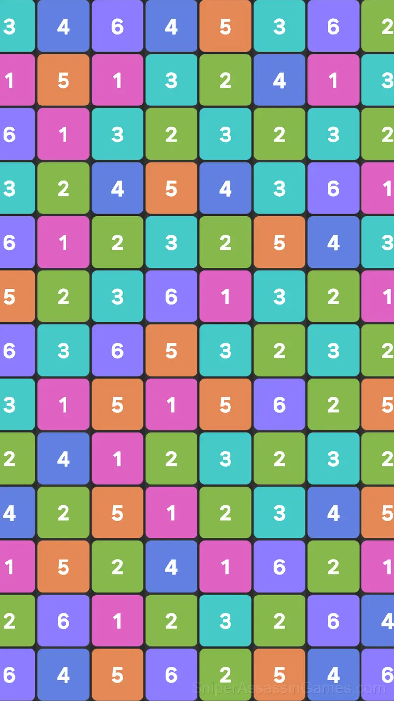 Number Click Merge gameplay screenshot 1