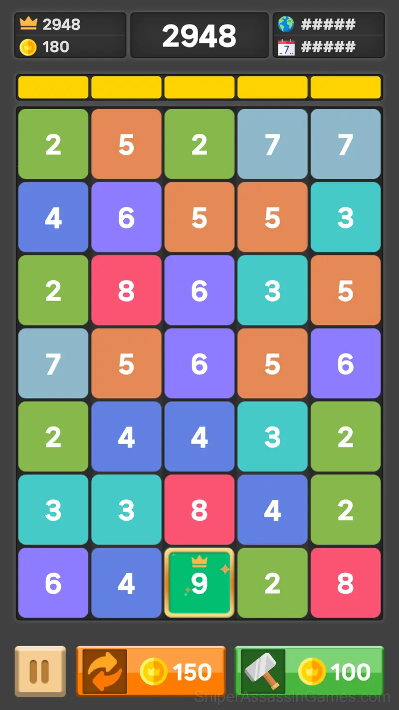 Number Click Merge gameplay screenshot 3