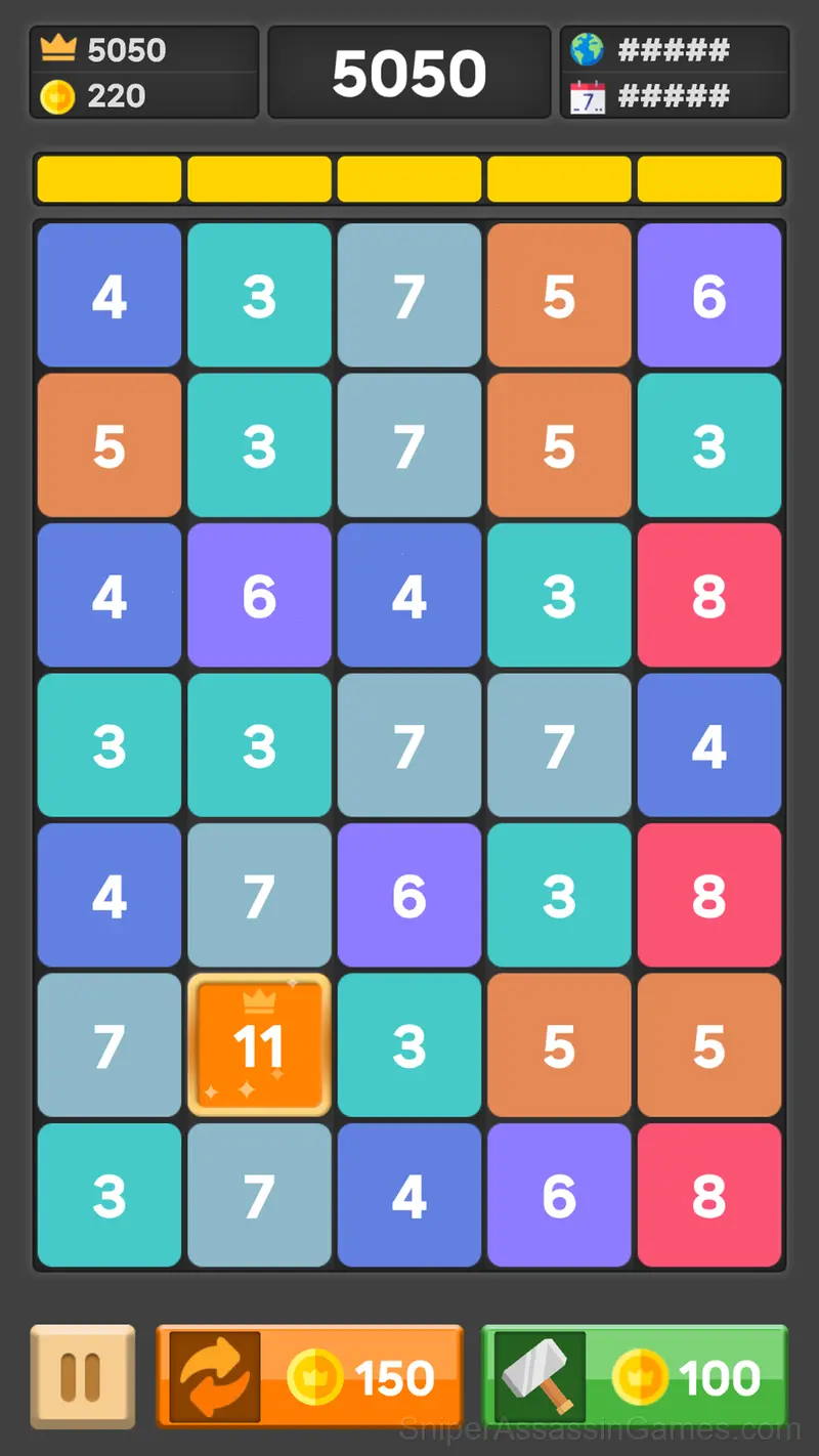 Number Click Merge gameplay screenshot 4