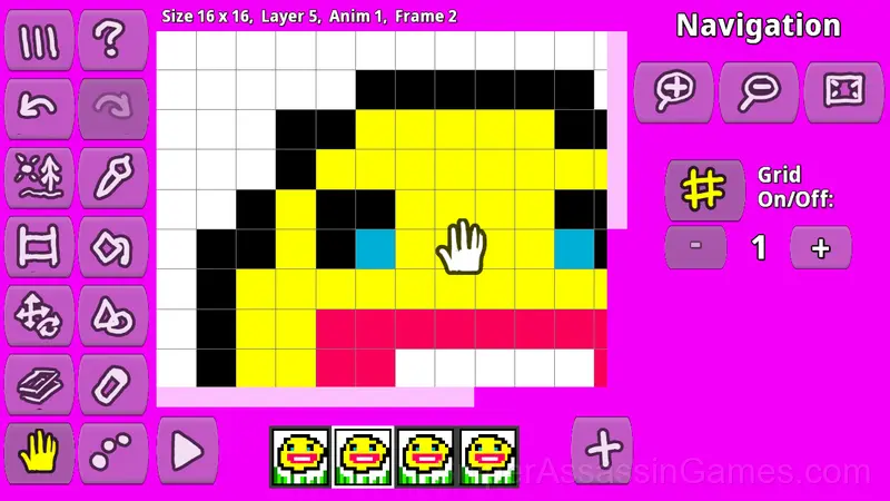 Pixamator (Pixel Animator 2) gameplay screenshot 2