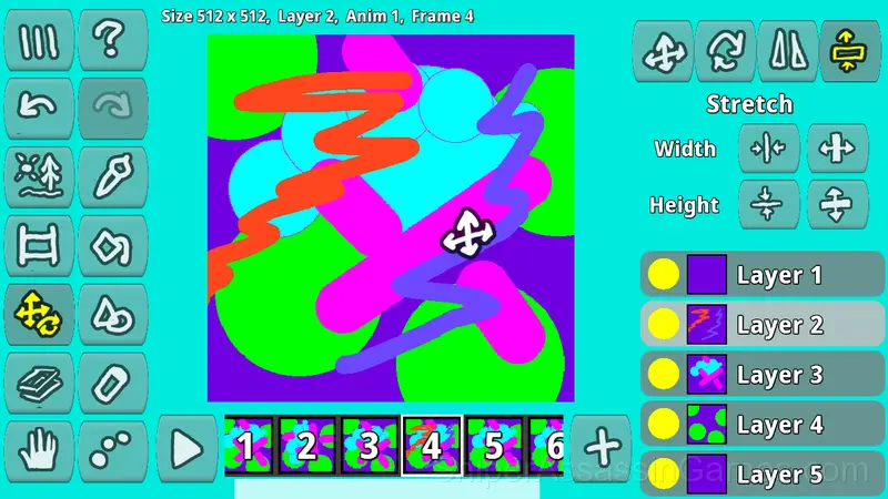 Pixamator (Pixel Animator 2) gameplay screenshot 3
