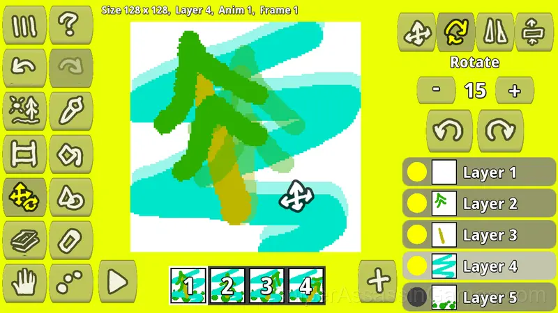 Pixamator (Pixel Animator 2) gameplay screenshot 4