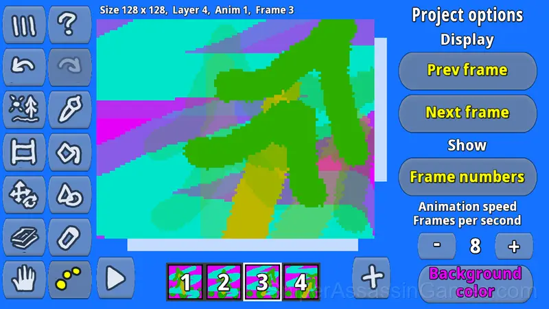 Pixamator (Pixel Animator 2) gameplay screenshot 5