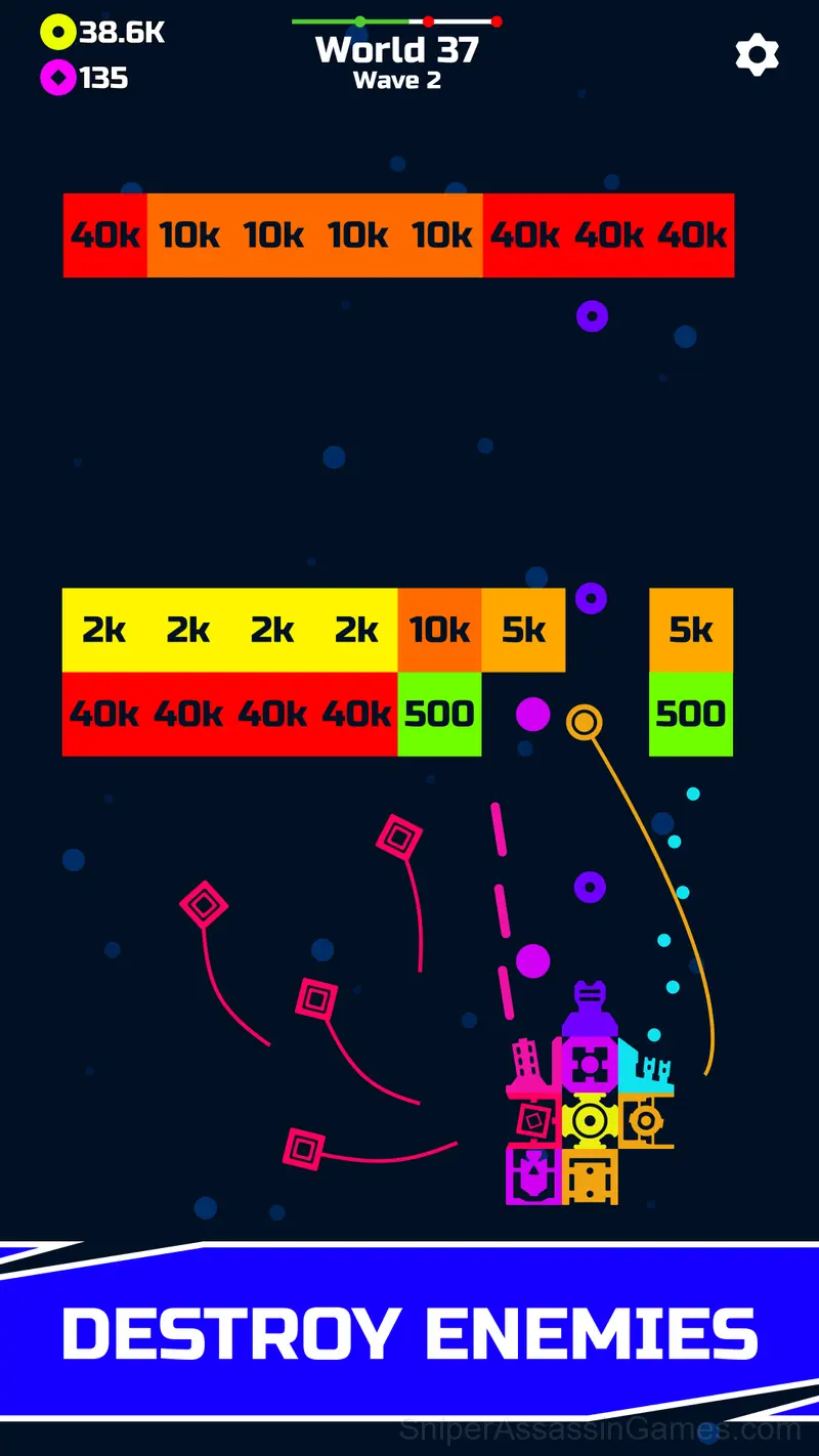 Galaxy Invaders: Space Shooter gameplay screenshot 2