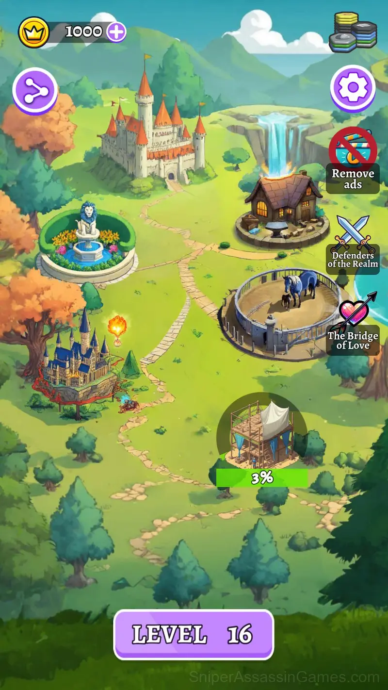 Magic Kingdom: Hex Match gameplay screenshot 2