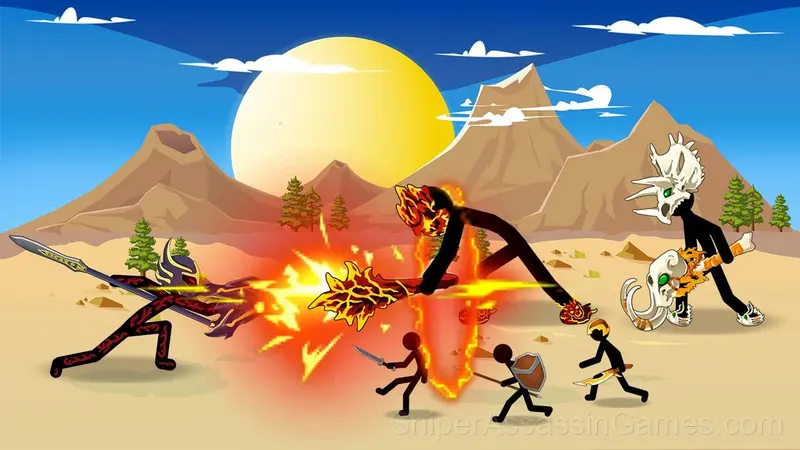 Stick Warriors: New Battle gameplay screenshot 1