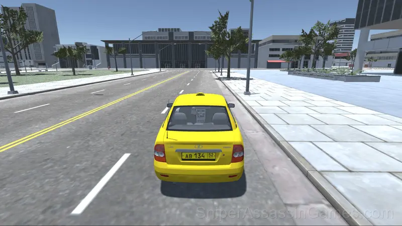 Moscow Taxi Driver Simulator gameplay screenshot 1