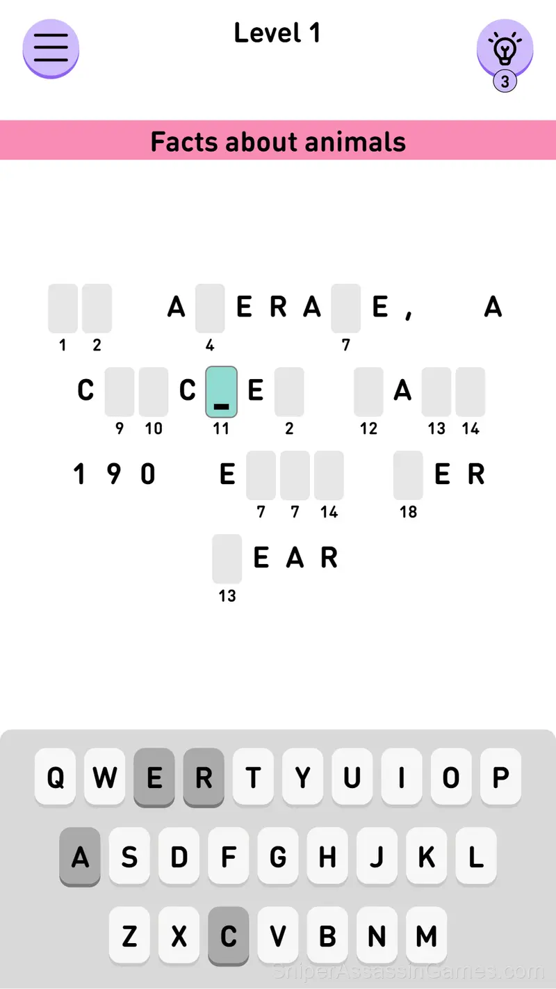 Cryptoword gameplay screenshot 2