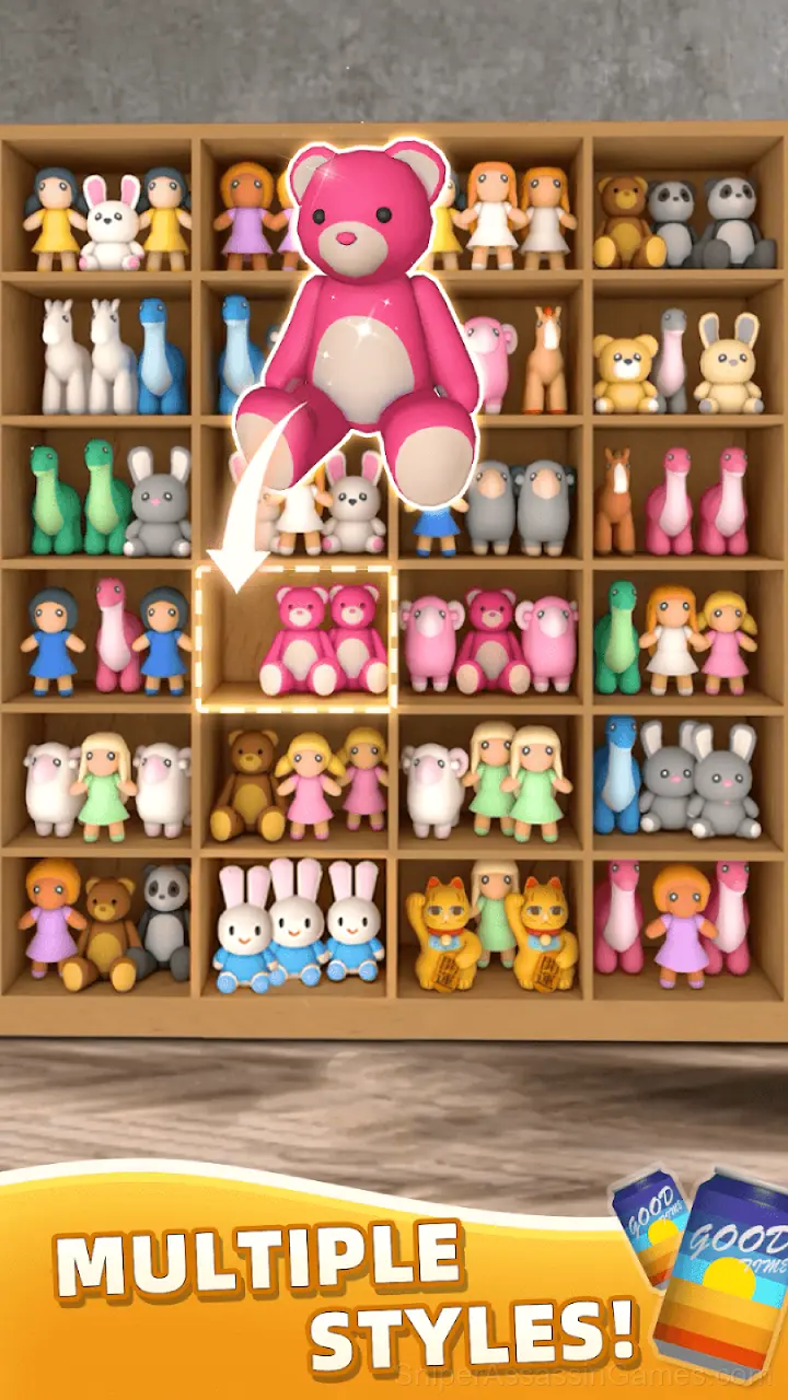 Goods Match 3D gameplay screenshot 1