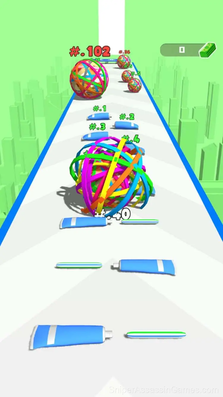 Rubber Ball 3D gameplay screenshot 1
