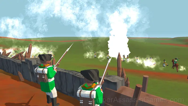 Old Green-Yellow War gameplay screenshot 2