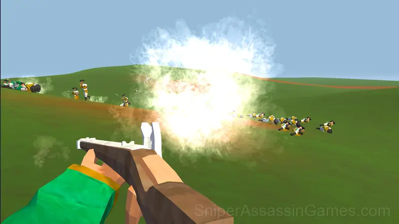 Old Green-Yellow War gameplay screenshot 4
