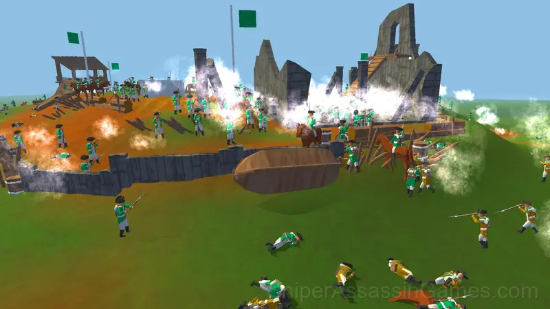 Old Green-Yellow War gameplay screenshot 5