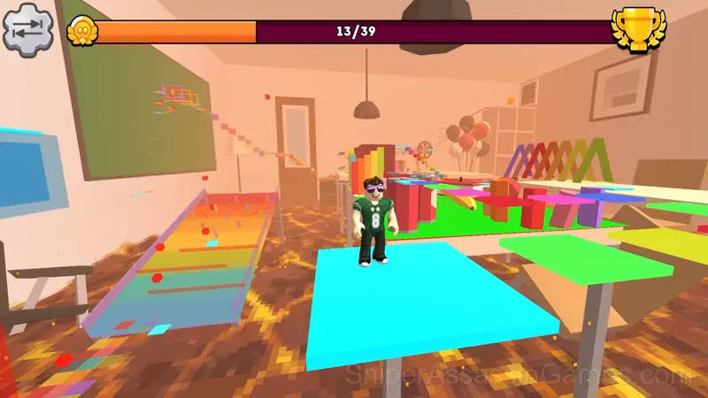 Obby: Escape from school! gameplay screenshot 1