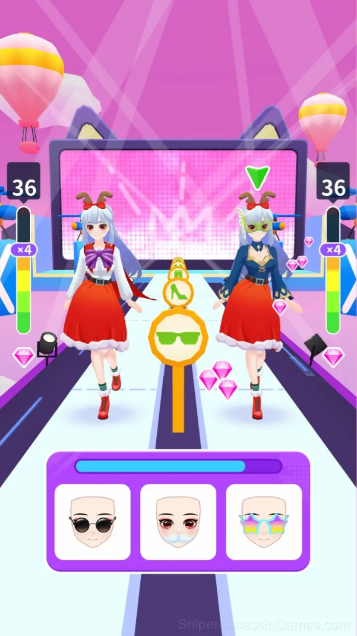 Avatar Dressing Race gameplay screenshot 1