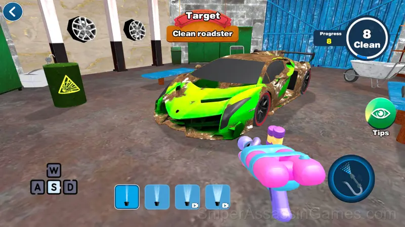Clean 3D gameplay screenshot 1