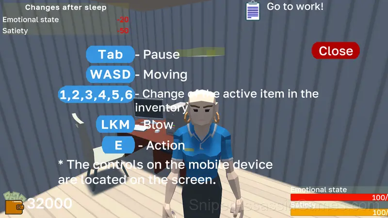 Worker Simulator: Supermarket gameplay screenshot 2