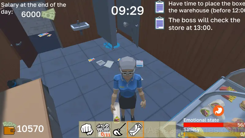 Worker Simulator: Supermarket gameplay screenshot 3