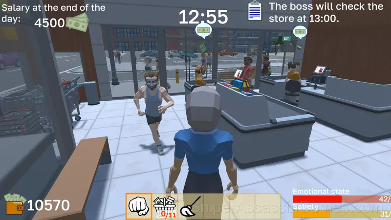 Worker Simulator: Supermarket gameplay screenshot 6