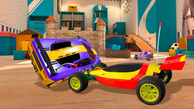 Toy Fast and Furious: Room Racing gameplay screenshot 4