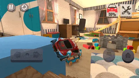 Toy Fast and Furious: Room Racing gameplay screenshot 5