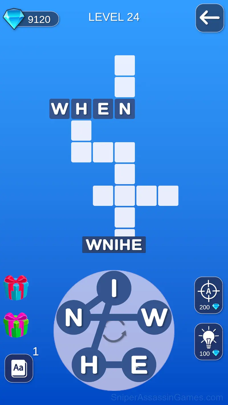 Words Crossword Puzzle gameplay screenshot 1
