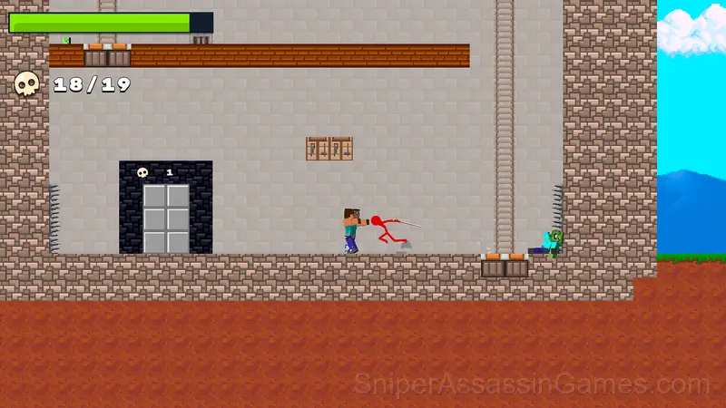 Stick vs Zombies: Stick Epic Fight gameplay screenshot 1