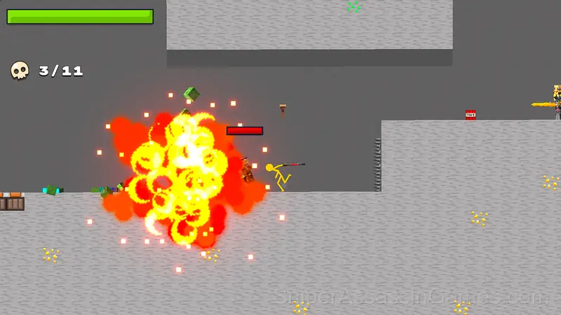 Stick vs Zombies: Stick Epic Fight gameplay screenshot 2