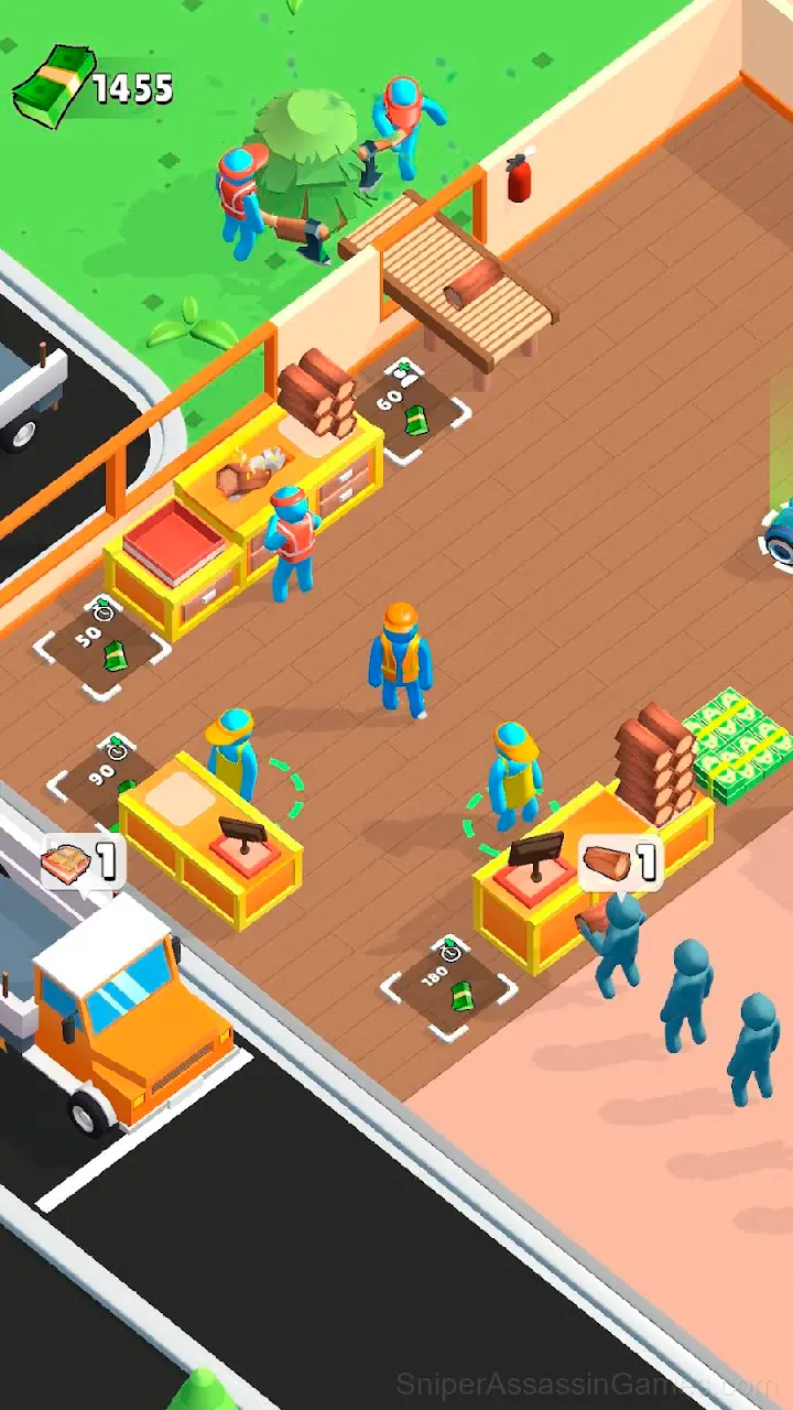 Lumber Factory Simulator gameplay screenshot 2