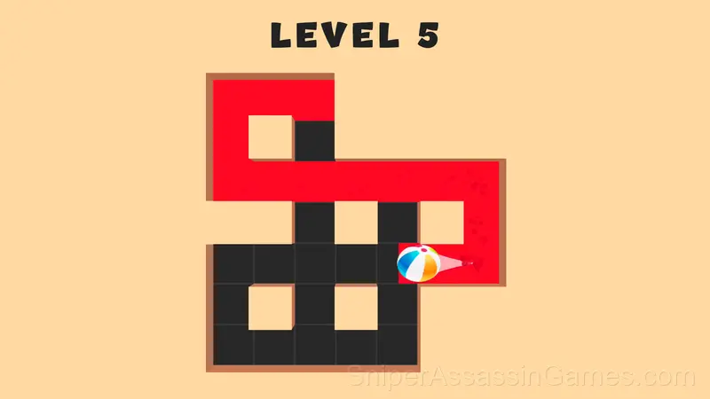 Solve the maze gameplay screenshot 1