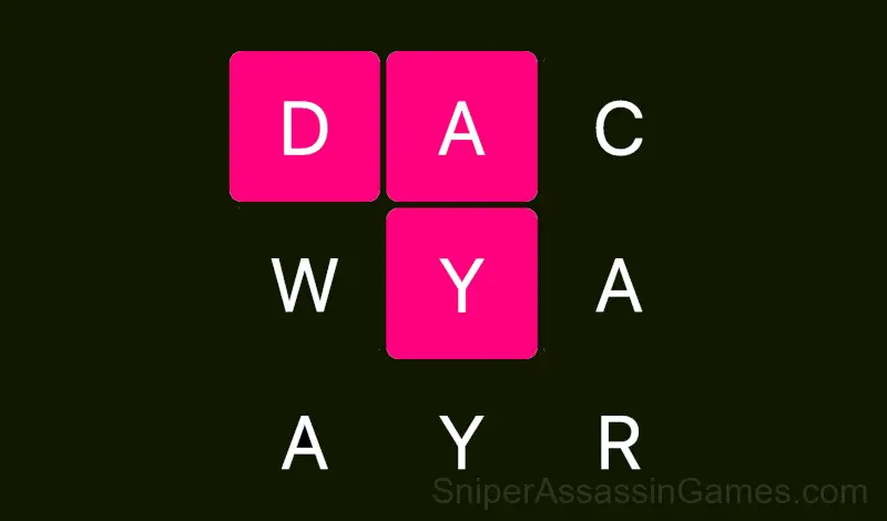 Play Words with hints