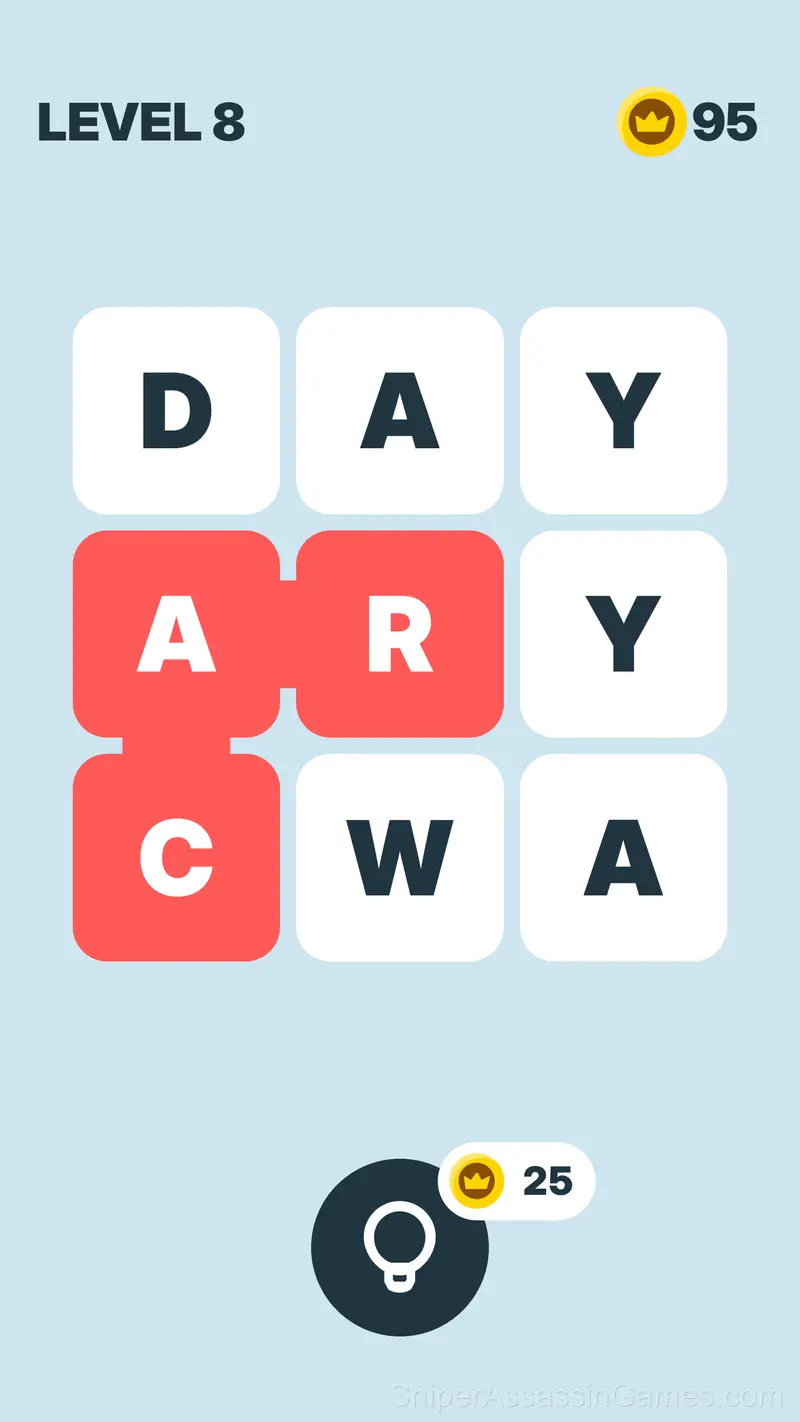 Words with hints gameplay screenshot 1