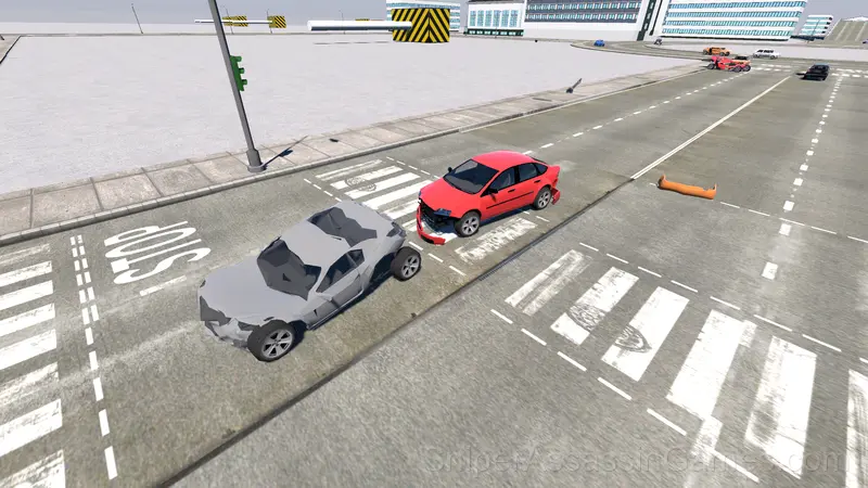 Car Crash Simulator - Police Chase gameplay screenshot 1