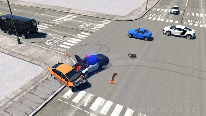 Car Crash Simulator - Police Chase gameplay screenshot 3