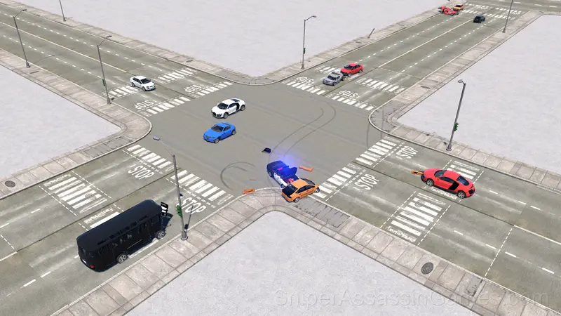 Car Crash Simulator - Police Chase gameplay screenshot 5