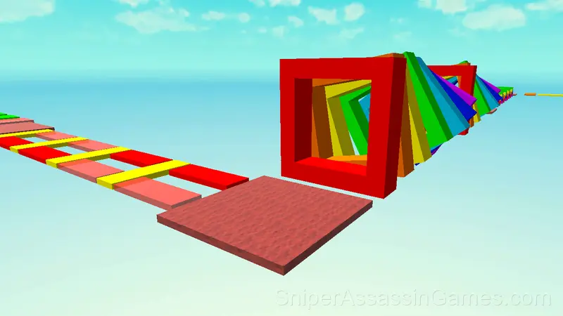 Mega Obby: Pink Parkour gameplay screenshot 1