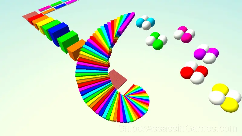 Mega Obby: Pink Parkour gameplay screenshot 2