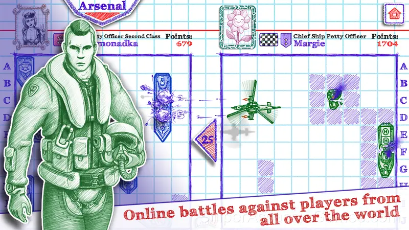 Sea Battle 2 gameplay screenshot 2
