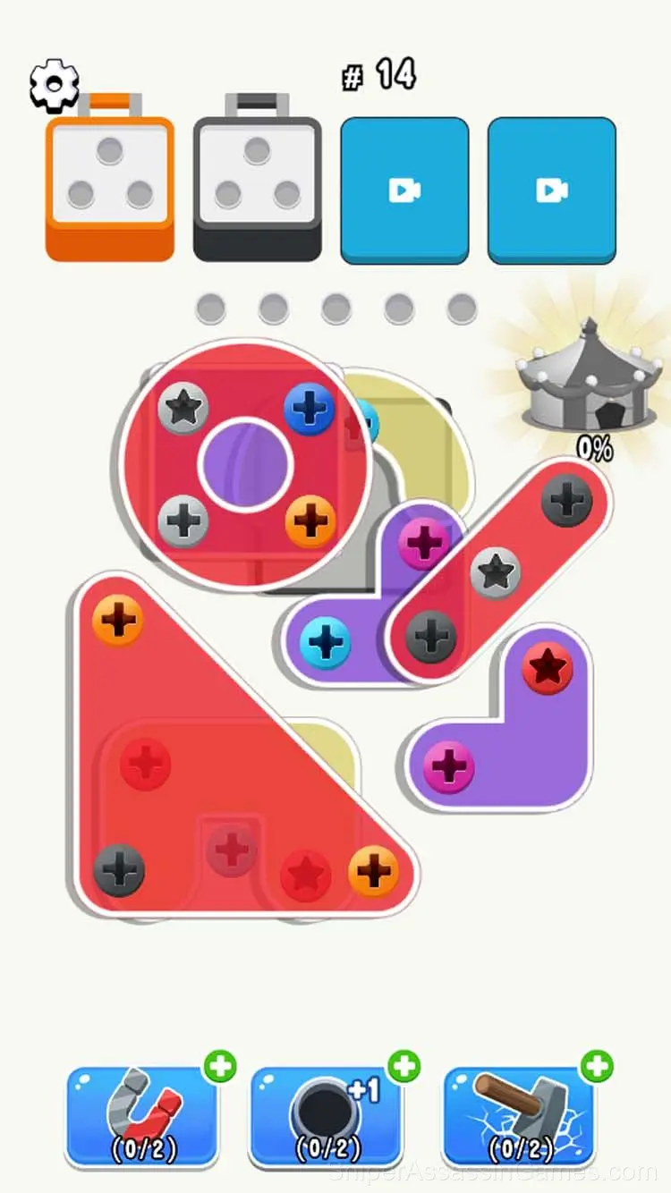 Screw Jam: Triple Sort gameplay screenshot 1