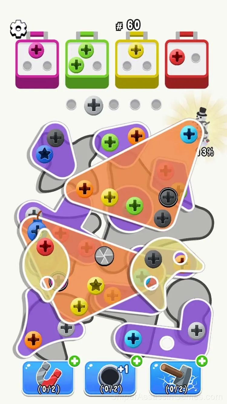 Screw Jam: Triple Sort gameplay screenshot 3