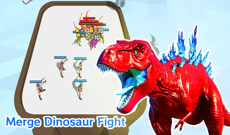 Play Merge Dinosaur Fight